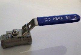 Кран шаровой Ду8 из нержавейки SS316 ABRA-BV-A1400A-008 по 300 рублей с НДС!